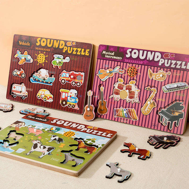 Minikyol Sesli Keşif Puzzle™ – Çiftlik Hayvanları