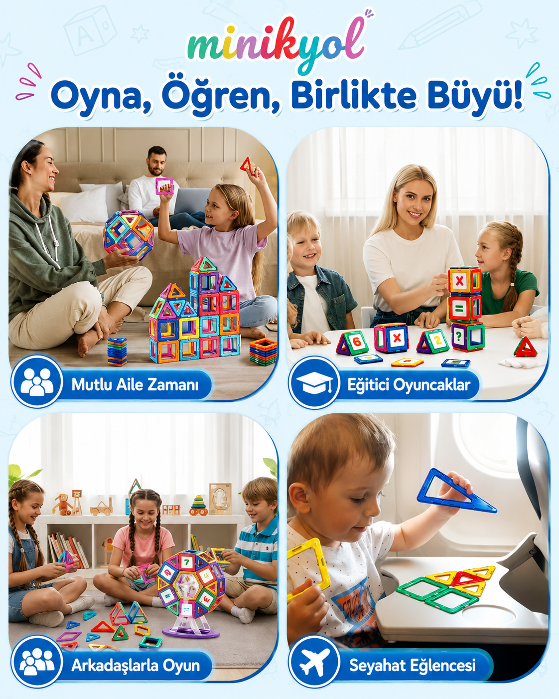 Minikyol Manyetik Bloklar™