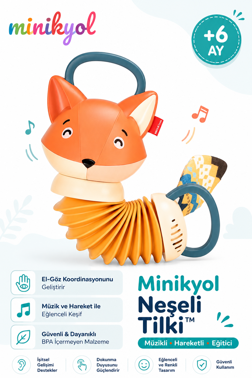 Minikyol Neşeli Tilki™