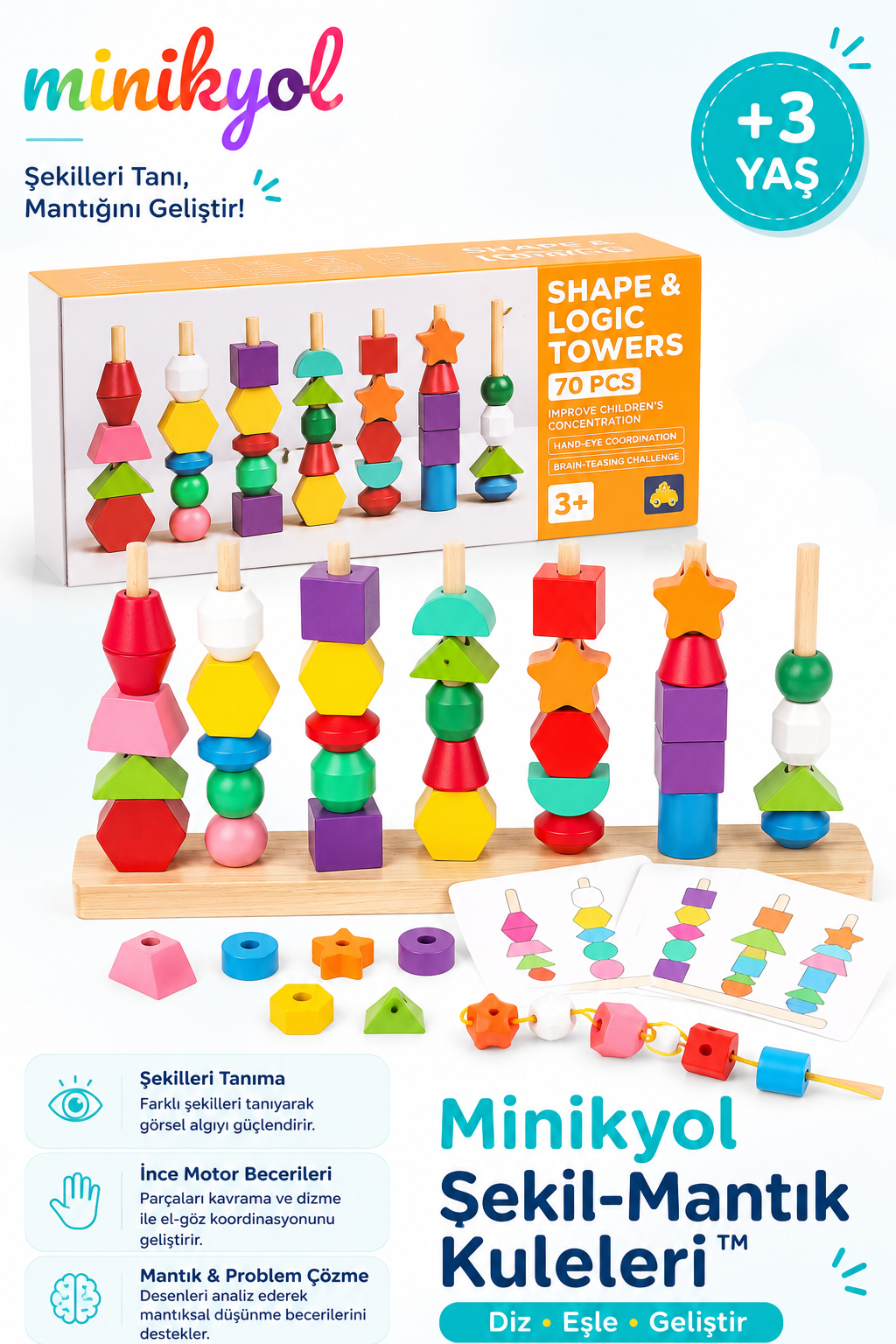 Minikyol Şekil-Mantık Kuleleri™