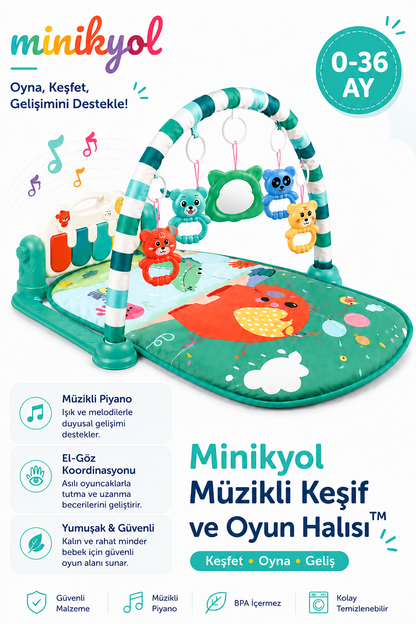 Minikyol Müzikli Keşif Halısı