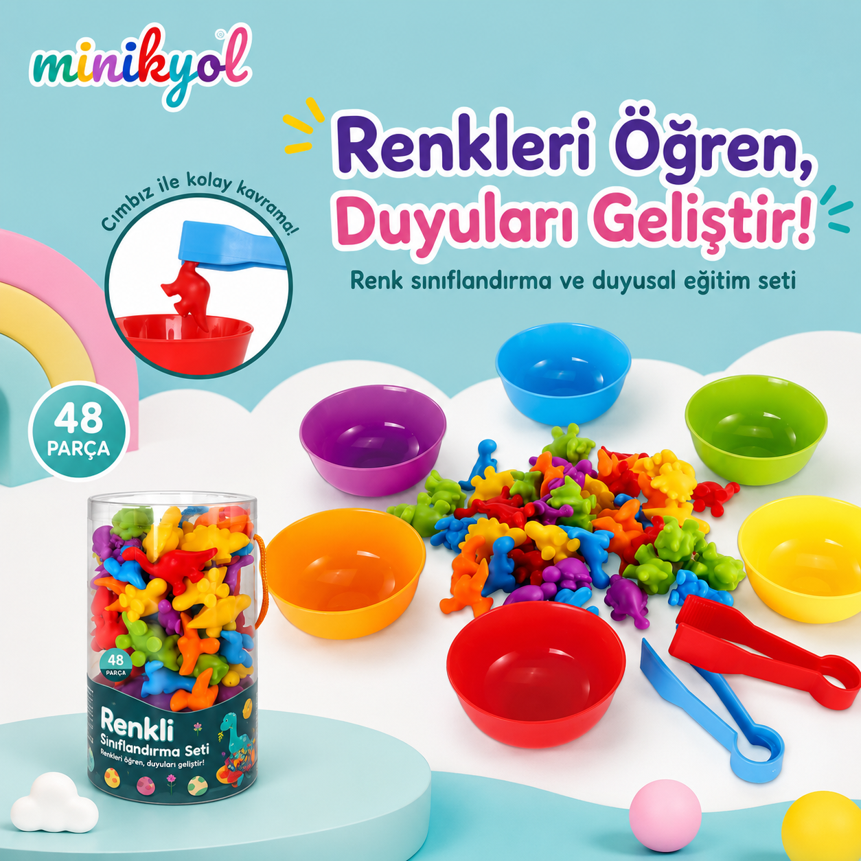 Minikyol Renk Sınıflandırma Seti™